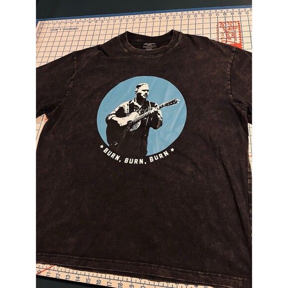 Zach Bryan 2023 OFFICIAL Concert Tour T-Shirt LARGE Country Music Distressed Blk - Picture 2 of 6